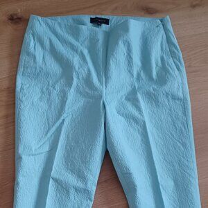 Cotton pants aqua colour by Talbots